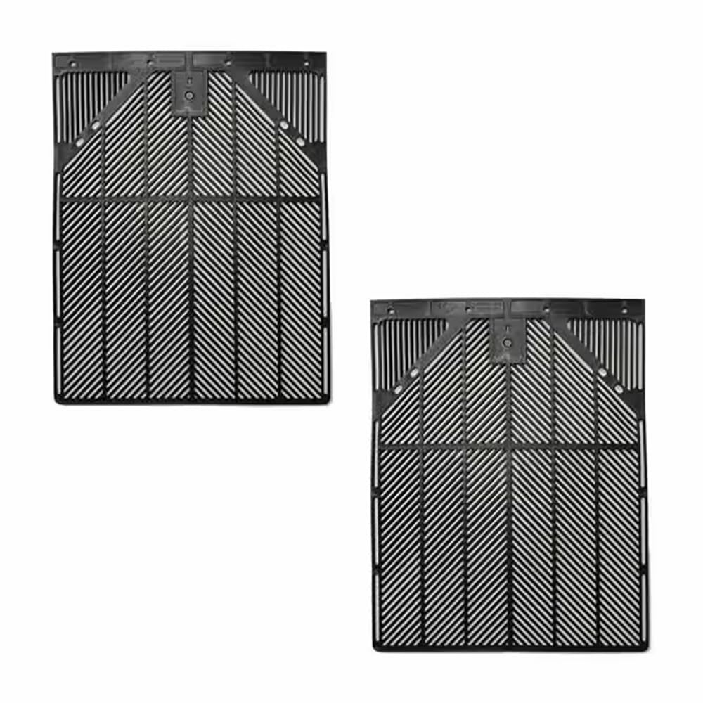Black G-Force 24" x 30" Aerodynamic Fuel Saving Anti-Sail Poly Semi Truck Mud Flaps-Set of 2