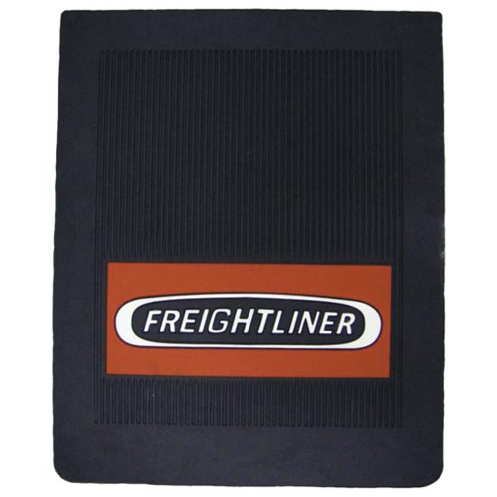 Freightliner Trucks 16" x 20" OEM Ribbed Front Fender 1/4" Thick Black Mud Flaps-Pair